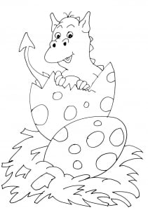Coloriage Per Bambini Di Cavalieri E Draghi Da Colorare.