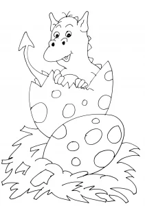 Coloriage per bambini di cavalieri e draghi da colorare.