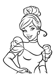 Cenerentola Graziosa, In Un Colorito Molto Facile.