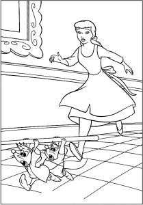 Cenerentola Corre Con I Topolini Gus E Jaq.