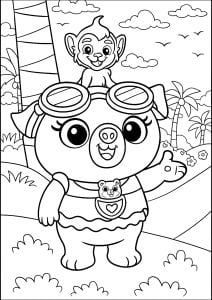 Disegni da colorare di Chip And Potato da scaricare Disegni da colorare di chip and potato da stampare