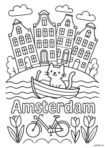 Disegni da colorare di city gratuiti per bambini