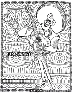 Disegni da colorare di coco da stampare