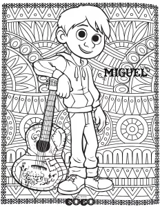 Immagine di coco da stampare e colorare