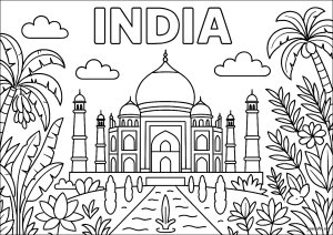 Disegni da colorare gratuiti di country per bambini