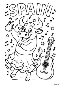 Disegni da colorare di country per bambini