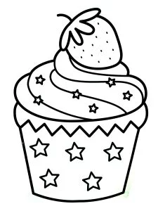 Cupcake alla fragola deliziosa