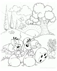 Scarica gratuitamente il disegno da colorare di diddl.
