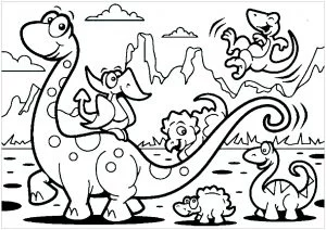 Famiglia di dinosauri