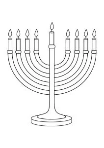Colorazione menorah