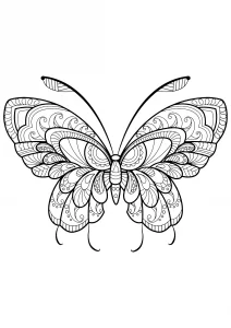 Disegni da colorare di farfalle gratuiti