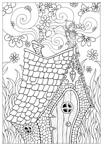 Disegno gratuito di fate da stampare e colorare