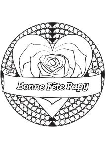 Rosa e testo 