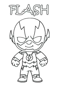Dessinato In Stile Chibi Con Flash.