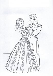Pagina Da Colorare Per Bambini Con Frozen Gratis Da Scaricare
