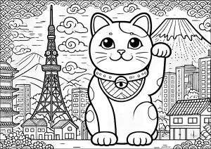 Gatto portafortuna 2887