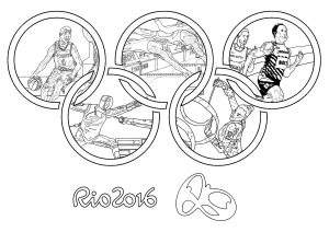 Colorazione giochi olimpici rio 2016: 5 sport