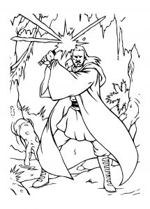 Qui Gon Jinn All'attacco.