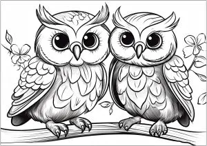 Due Piccoli E Dolci Gufi