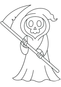 Disegni Da Colorare Di Il Mietitore Gratuiti Per Bambini