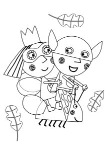 Ben E Holly Con Le Maschere.