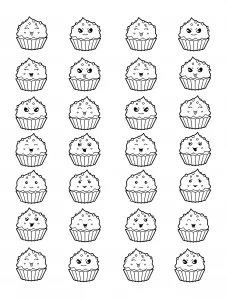 Cup cake kawaii