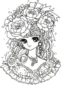 Pagina da colorare gratuita e gratis per bambini con kawaii da stampare