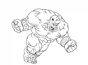 Disegno da colorare di spiderman per bambini