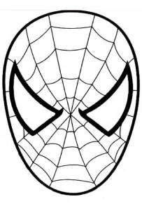 Immagine di spiderman da scaricare e colorare
