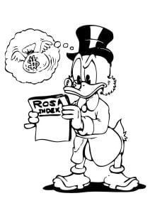 Picsou è Sempre Pensando Ad Arricchirsi.