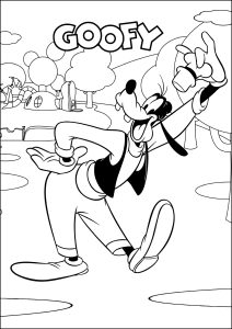 Pluto Davanti Alla Casa Di Topolino