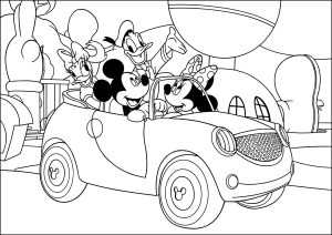 Gli Amici Di Topolino In Auto