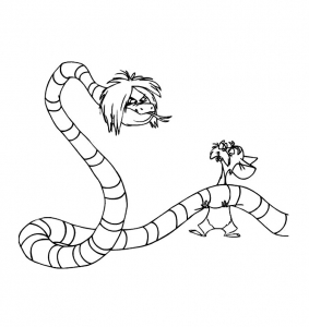 Stampa Il Disegno Di Merlino L'incantatore Per Bambini.