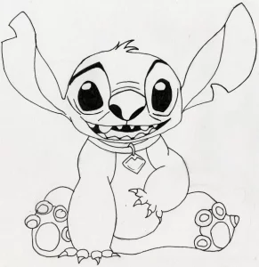 Colora lilo e stitch per bambini