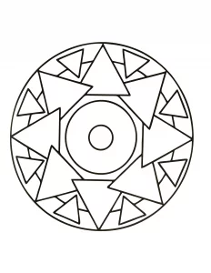 Mandala e triangoli