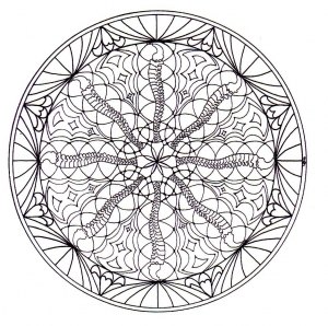 Pagina Da Colorare Per Bambini Con Mandala Gratis Da Scaricare