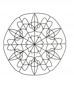 Mandala e linee sinuose