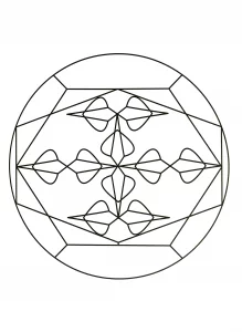 Mandala molto semplice