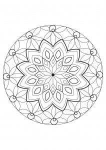 Pagina Da Colorare Gratuita E Gratis Per Bambini Con Mandala Gratis Da Scaricare