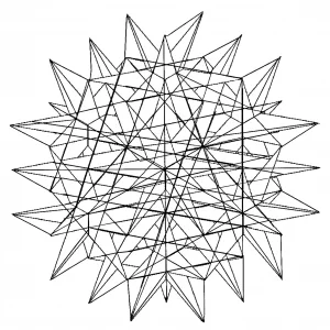 Mandala fine linee da domandala 19