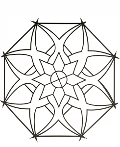 Mandala con punti