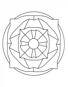 Mandala originale semplice