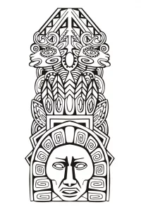 Maschera inca / maya   3