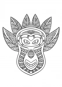 Grande maschera africana