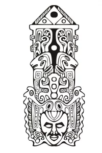 Maschera inca/maya   1