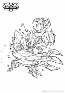 Immagine di Max Steel da scaricare e colorare.