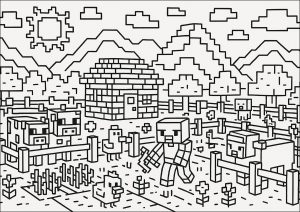 Fattoria animata di minecraft