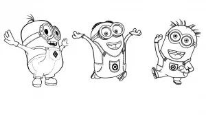Colora gratuitamente i minions.