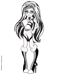Colorazione di ghoulia yelps di monster high