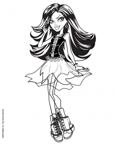 Colorazione Di Spectra Vondergeist Da Monster High